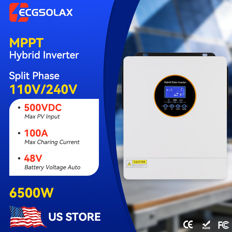 Flexible Solar Panel - Inversor Solar Híbrido ECGSOLAX de 6.5KW,