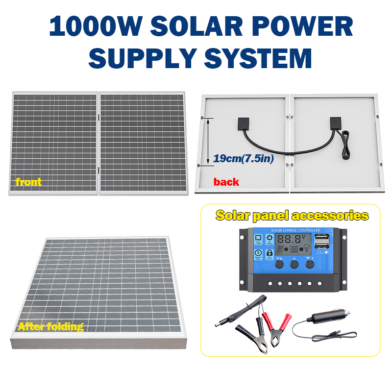 Panel solar de 1000 W, diseño  - Flexible Solar Panel reseña y precio