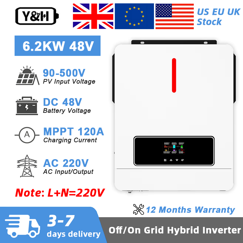 Inversor Solar Híbrido Y&H de  - Flexible Solar Panel reseña y precio